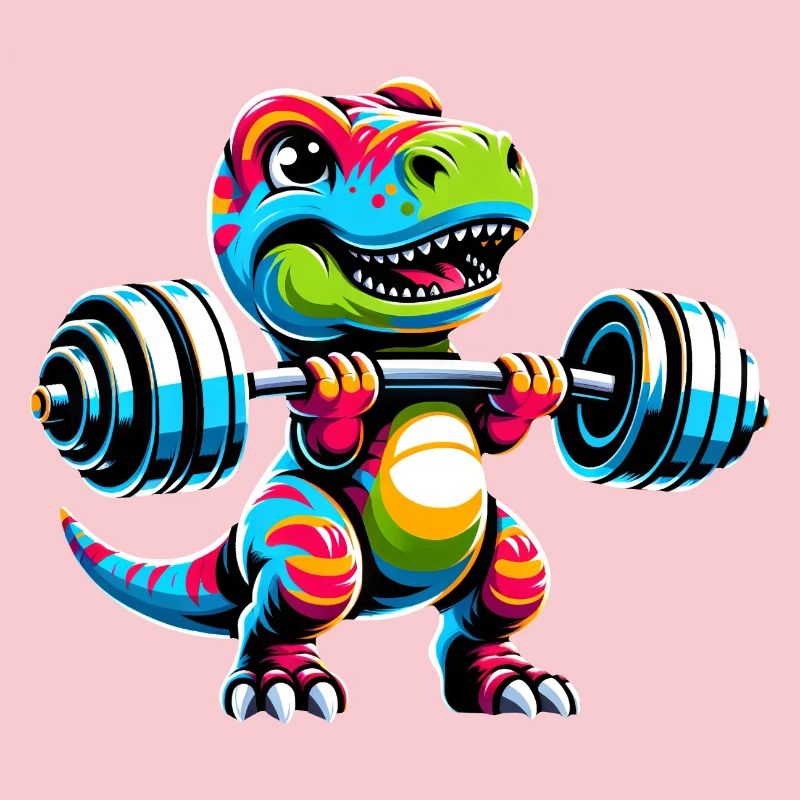 Haltères Trex Dinosaur Haltères Haltères Haltères