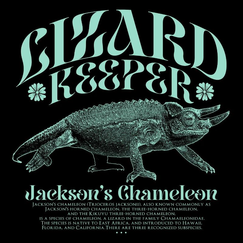 Jackson's Chamäleon Echsenhalter