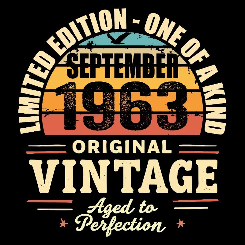 September 1963 Gift 1963 Vintage September 1963