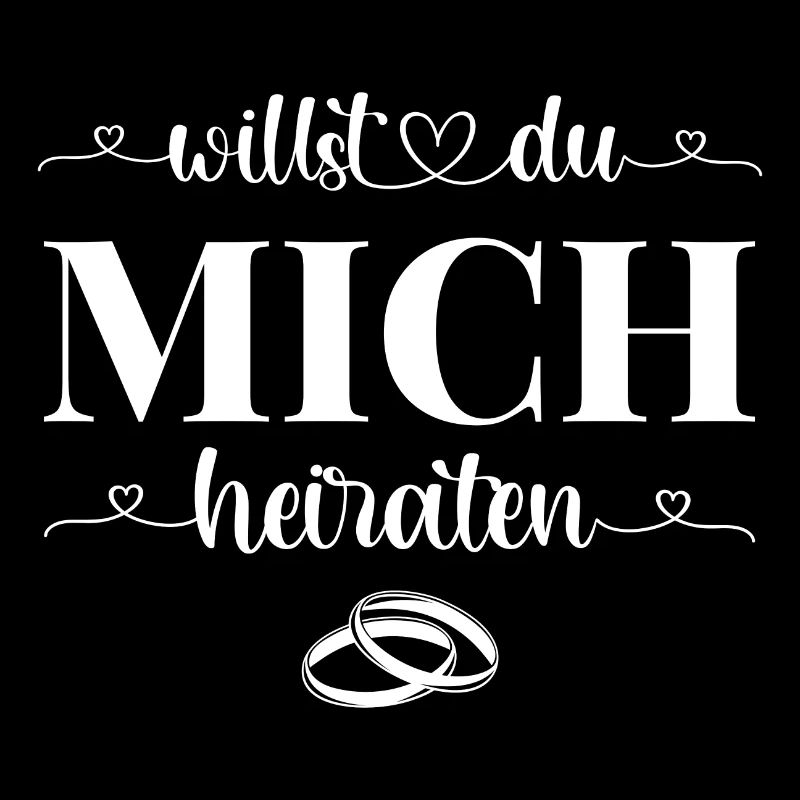 Heiratsantrag Willst Du mich heiraten