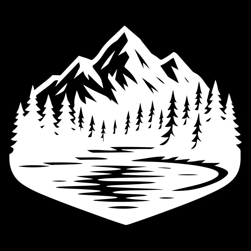 Berge Landschaft Wald