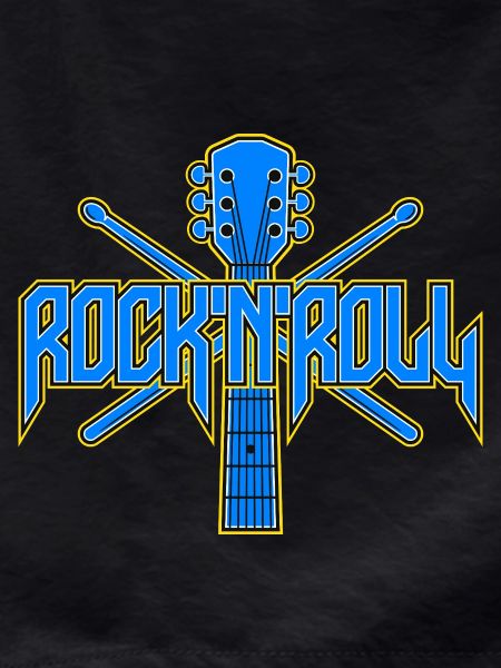 Rock & Roll Guitar Emblem