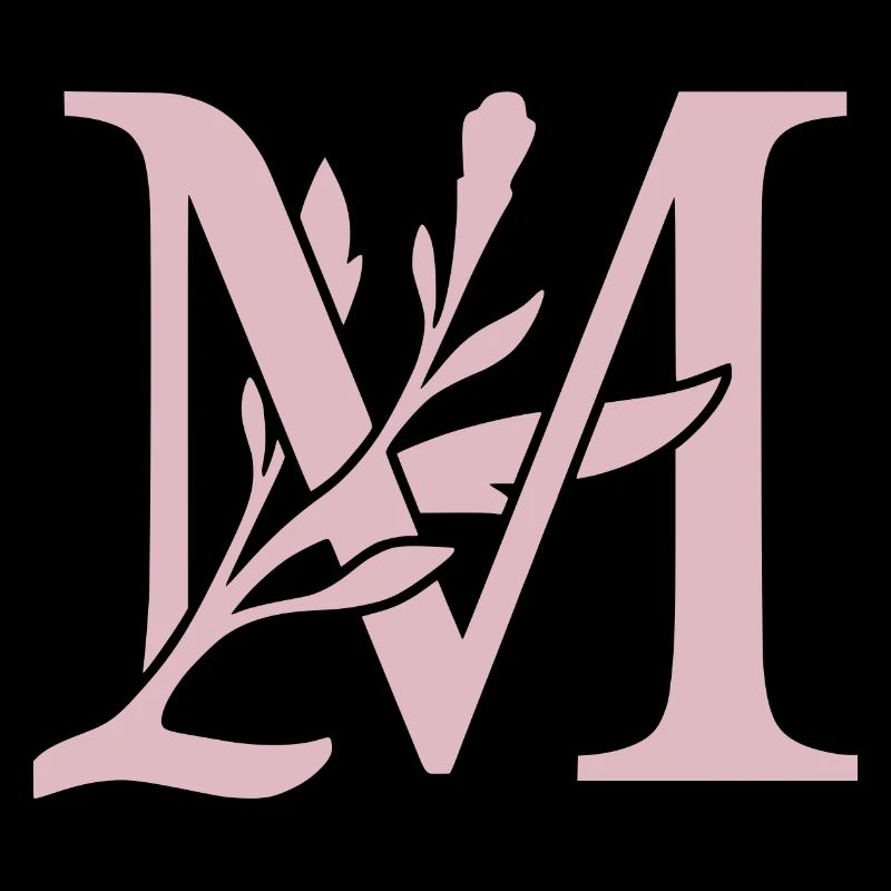 LM Floral Monogramm