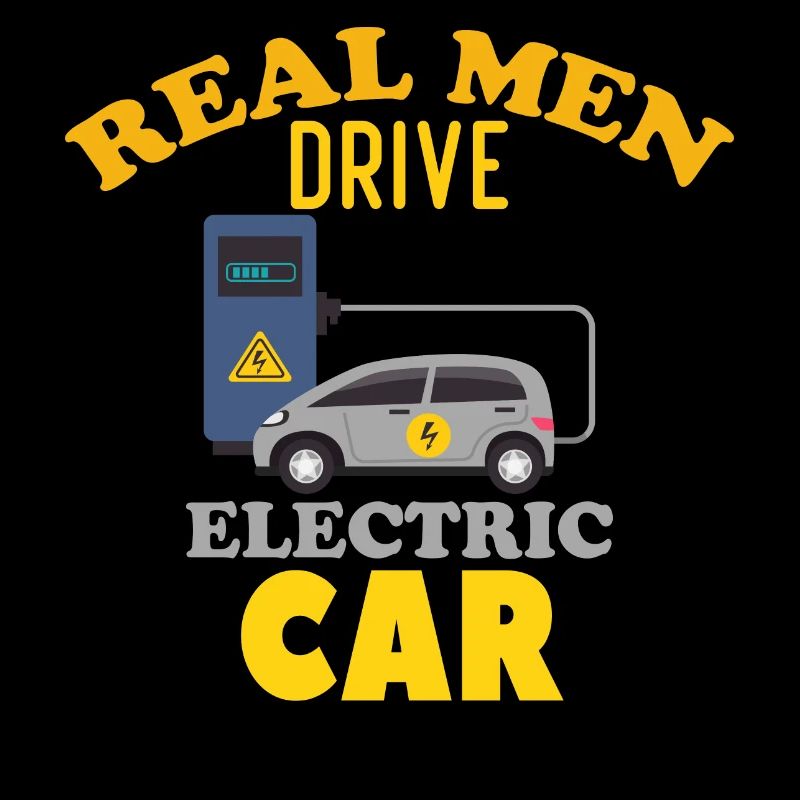 Echte Männer fahren ein Elektroauto