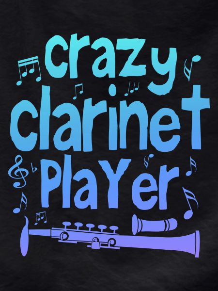 Crazy clarinet player