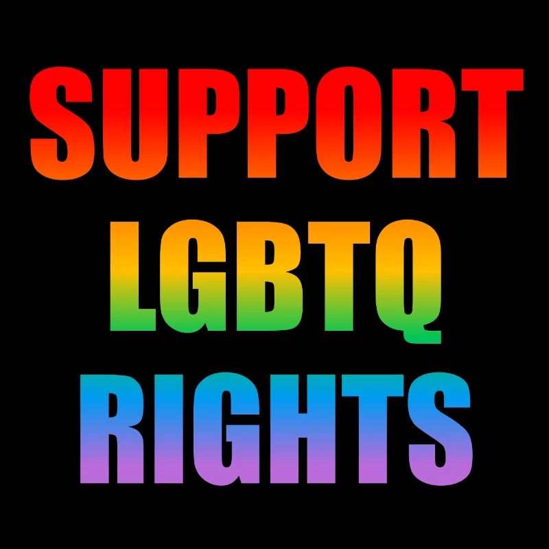 Soutenez les droits LGBT Drapeau arc-en-ciel