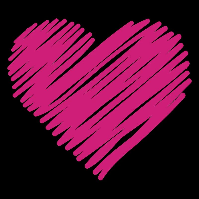 Pink Sketch Heart