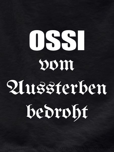 Ossi threatened with extinction