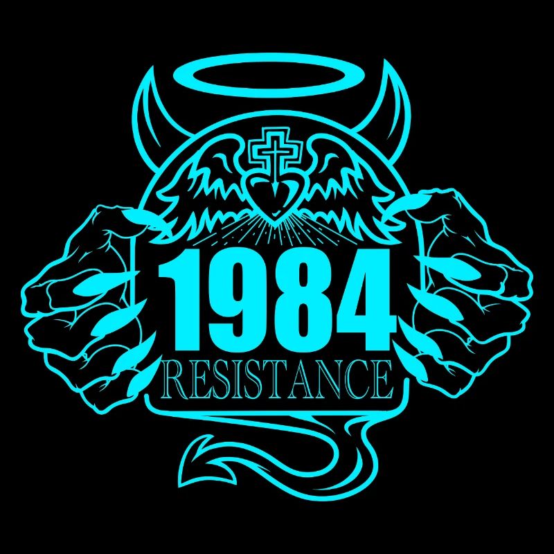 1984 Resistance – Rebel Against Control Design 3