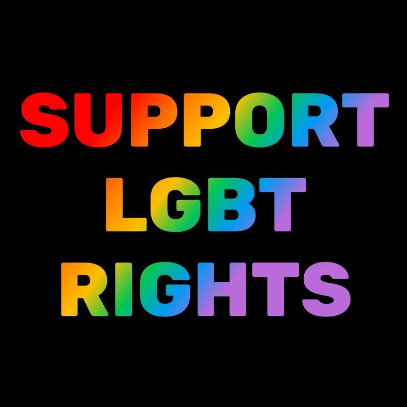 Soutenez les droits LGBT Drapeau arc-en-ciel