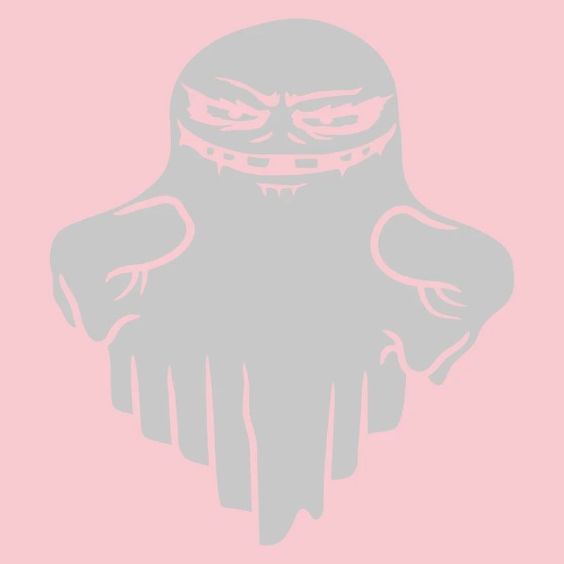 Comic Floating Monster Ghost