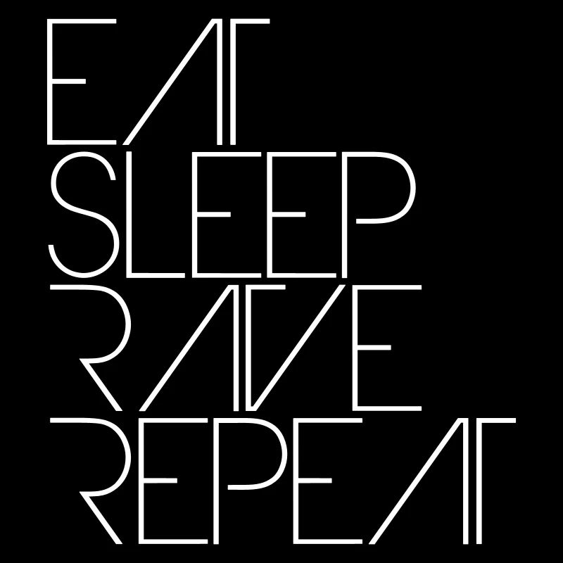 Manger dormir rave répéter nourriture sommeil corbeau disant