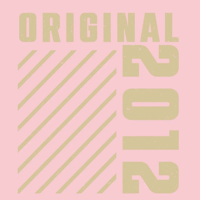 Original 2012 Authentic 2012 Vintage Bursdag