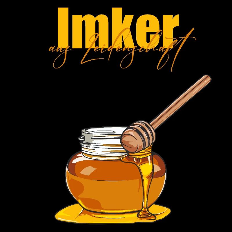 Passionate beekeeper // Illustration