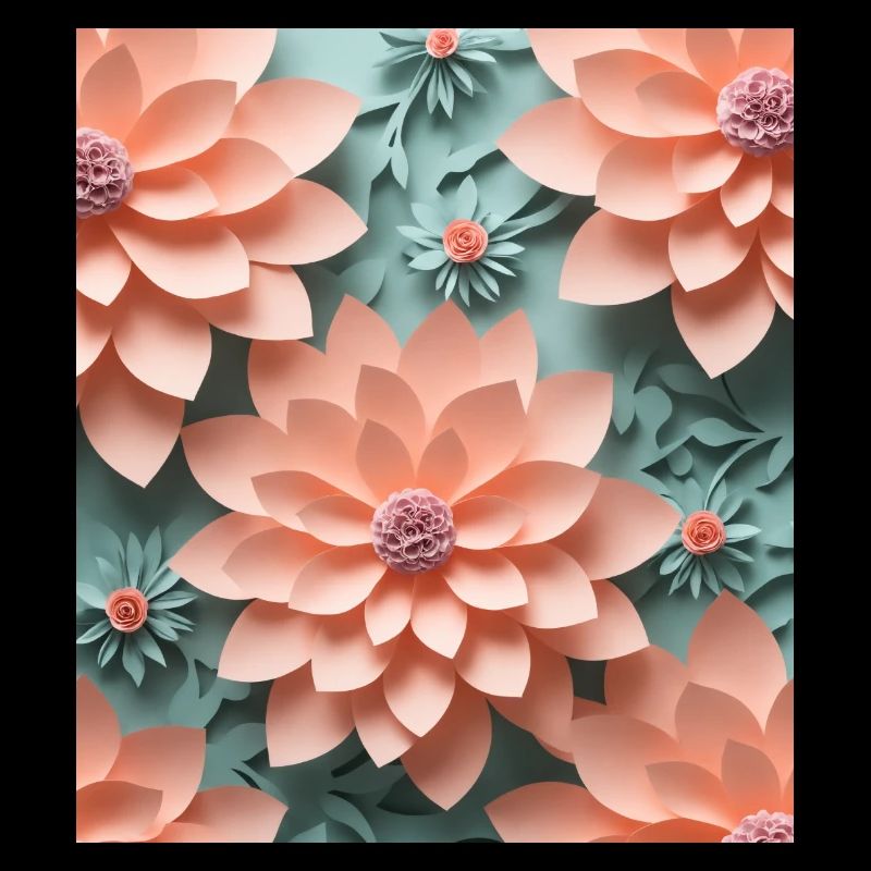 Fleurs en papier