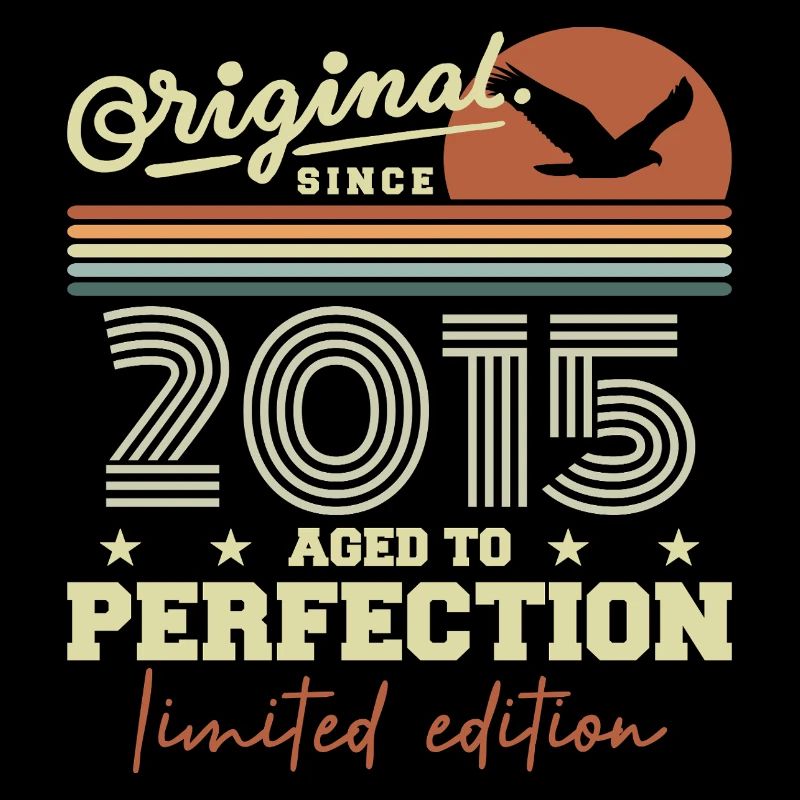 Original 2015 Geburtstagsgeschenk 2015 Retro 2015