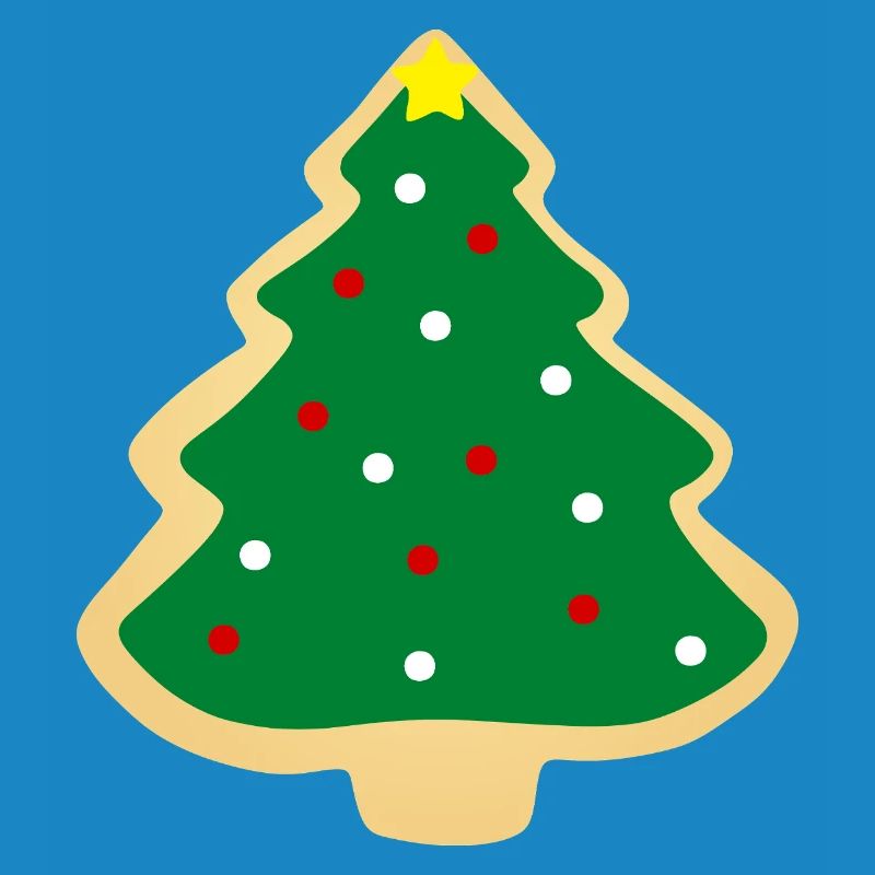 Weihnachtsbaum-Plätzchen
