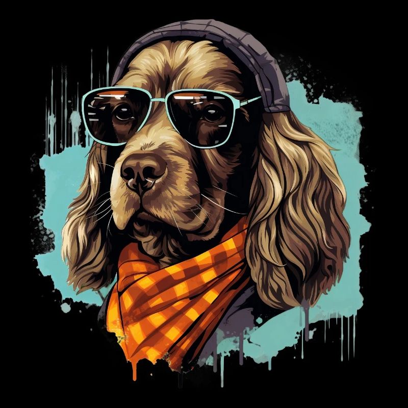 Spaniel Silhouette | Bold Dog Design Streetwear