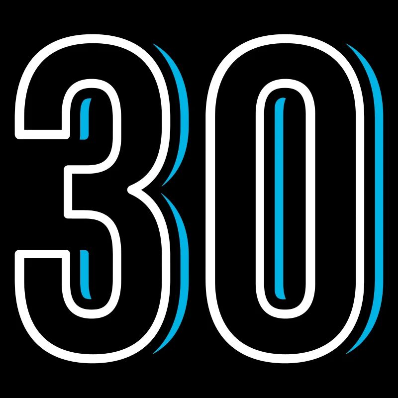 Nummer 30 - Dreißig
