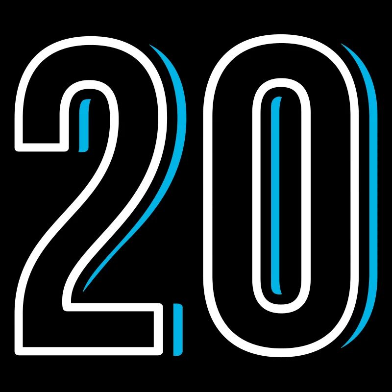Number 20 - Twenty