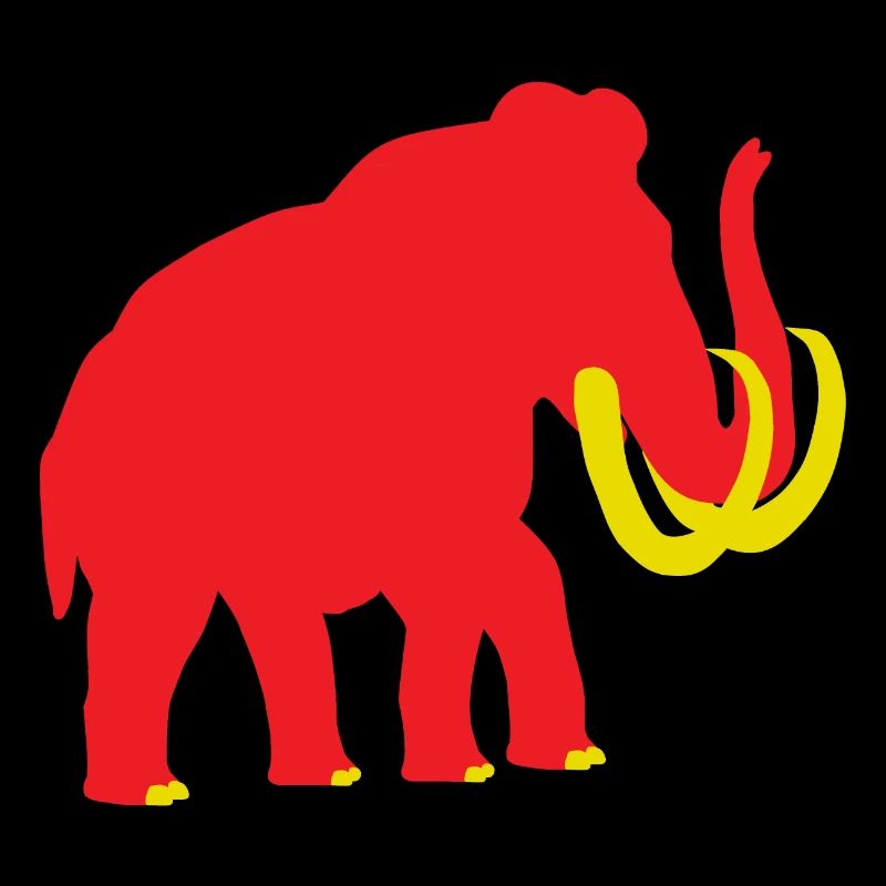 Woolly Mammoth red yellow