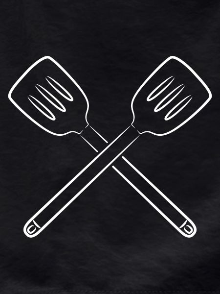 Sketch slotted spoon