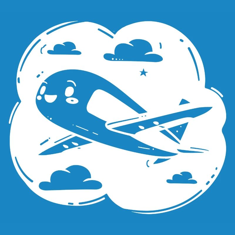Propeller Plane Drawing