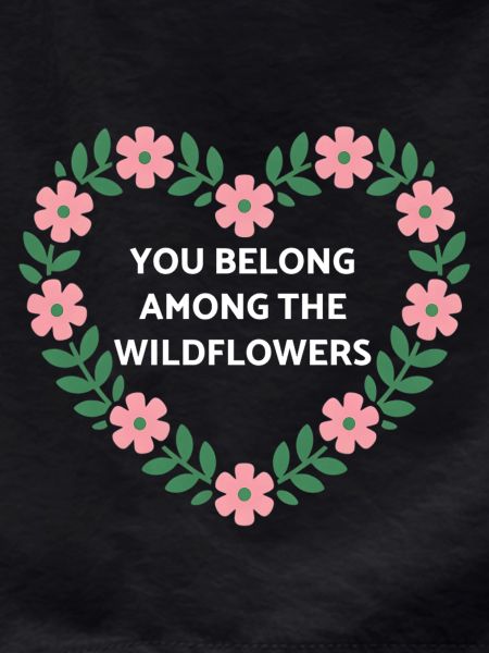 Wildflower Heart Message