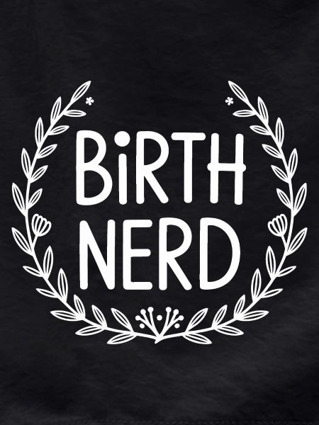Birth nerd with laurell wreath