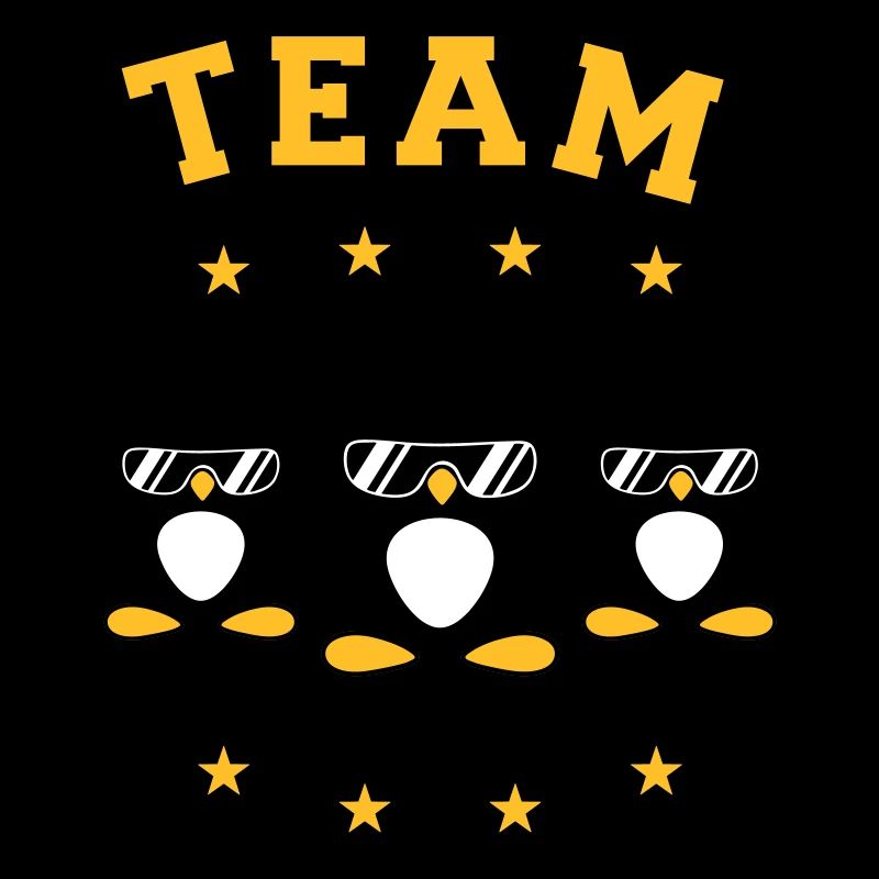 Pinguine Team Freunde