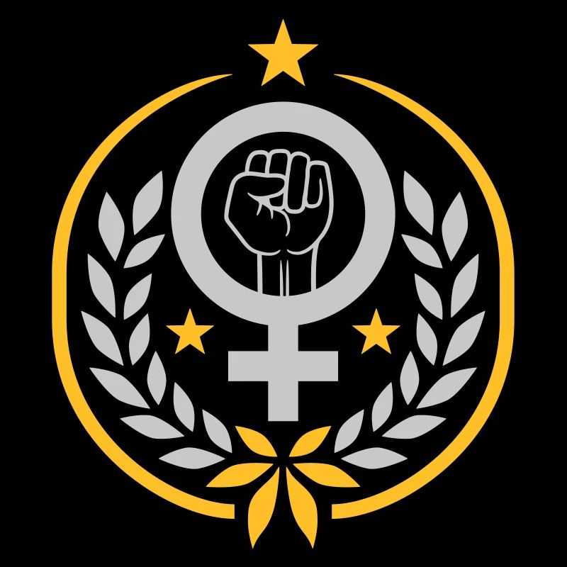 Laurel wreath symbol women's rights Faust