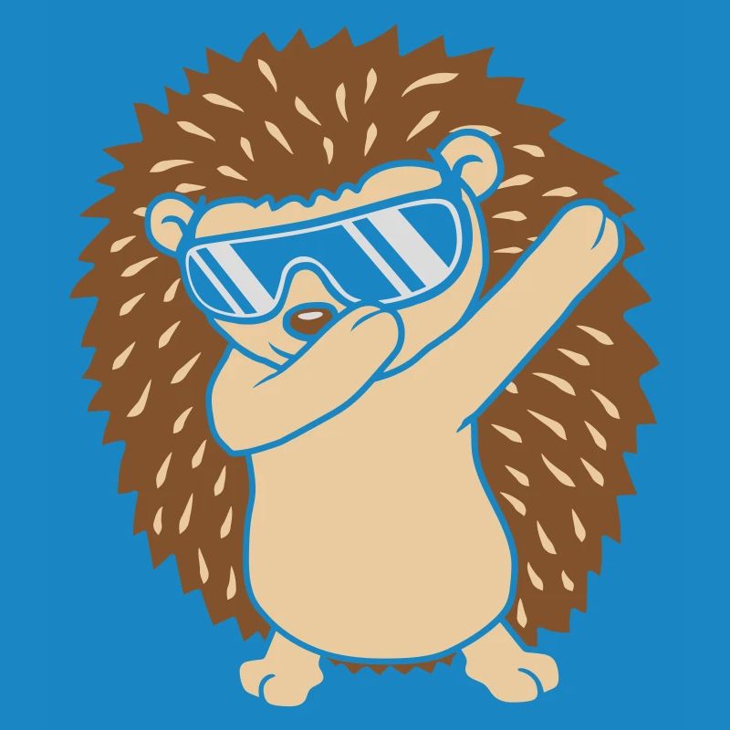 Cool drôle de hérisson dabbing