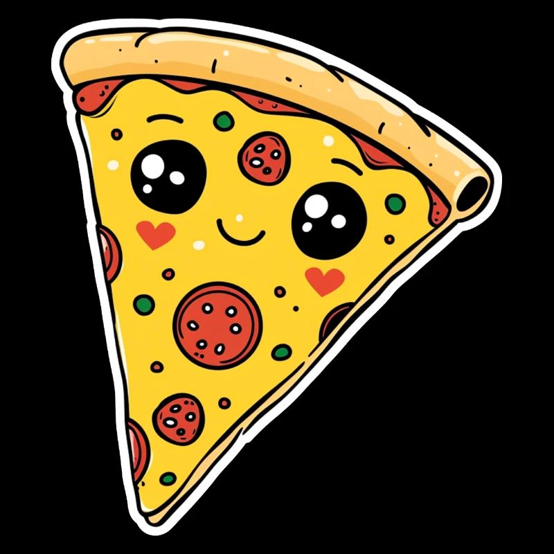 Pizza morceau de pizzeria