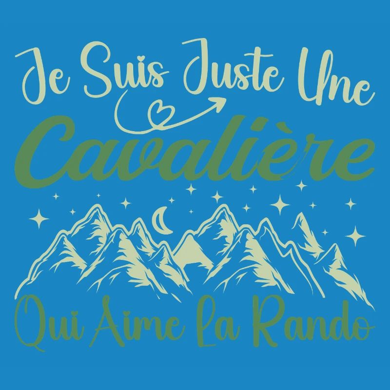 Cavalière aventurier passionnée de Randonnée cadea