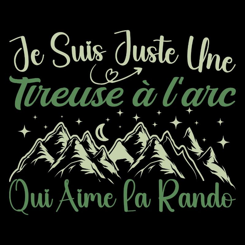 Tireuse à l'arc aventurier passionnée de Randonnée