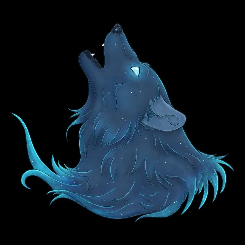 Heulender blauer Wolf - Guide Loup Bleu