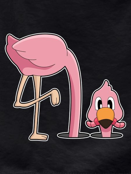 Funny flamingo