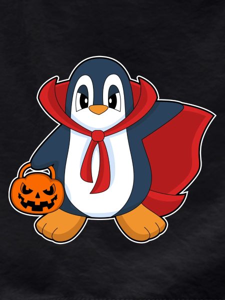 Penguin Halloween Vampire