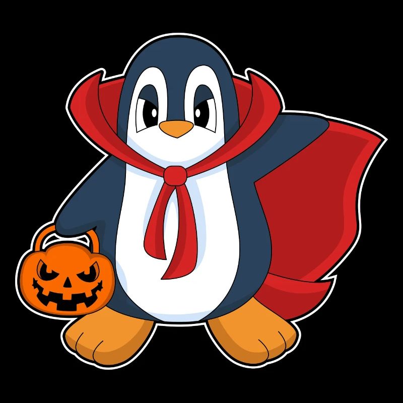 Vampire d’Halloween Pingouin