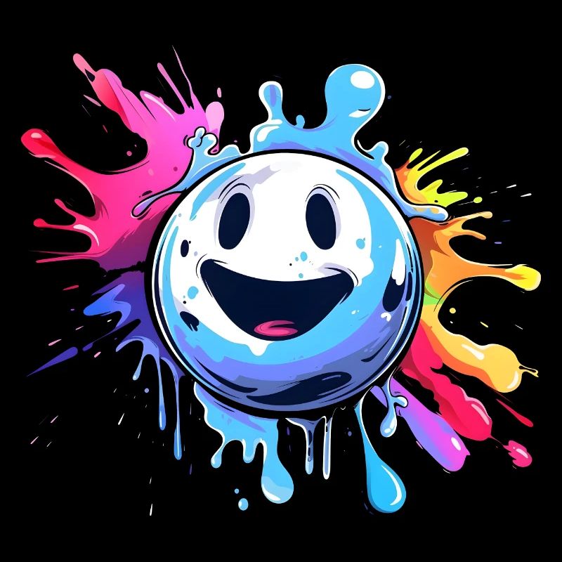 Boule de bowling de dessin animé