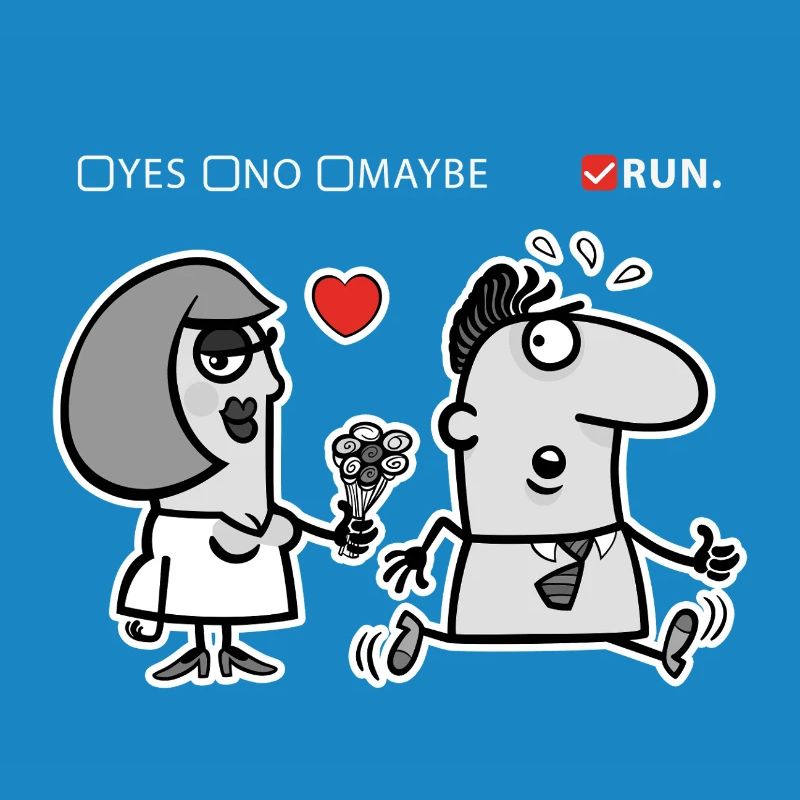Liebe oder Flucht – Unkonventioneller Humor (Dark Version)