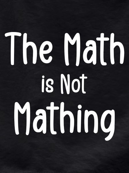 the math is not mathing