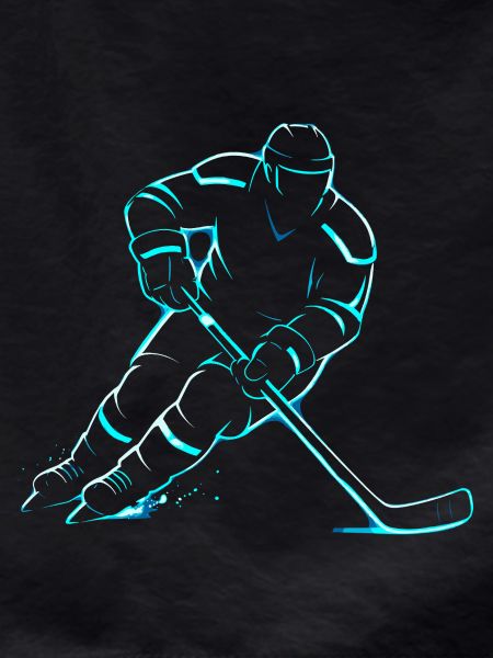 Eishockey Junge Spieler Geschenk
