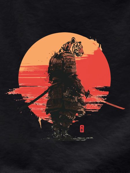 Tiger Samurai at Sunset