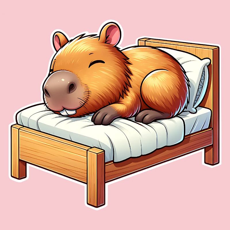 Capybara Sleeping