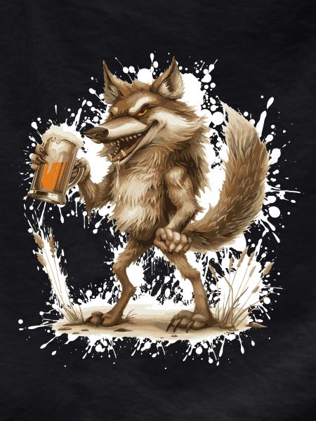 Wolf Beer Funny