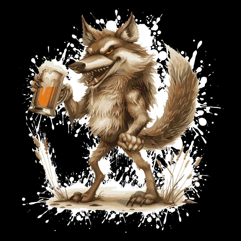 Bière Wolf Drôle