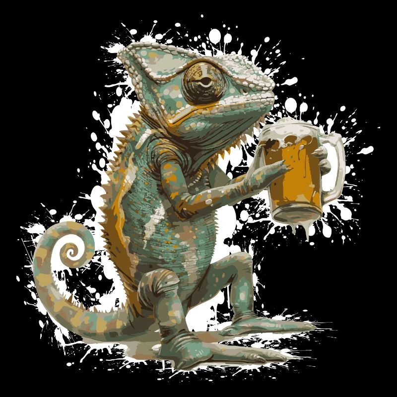 Chameleon Bier Lustig