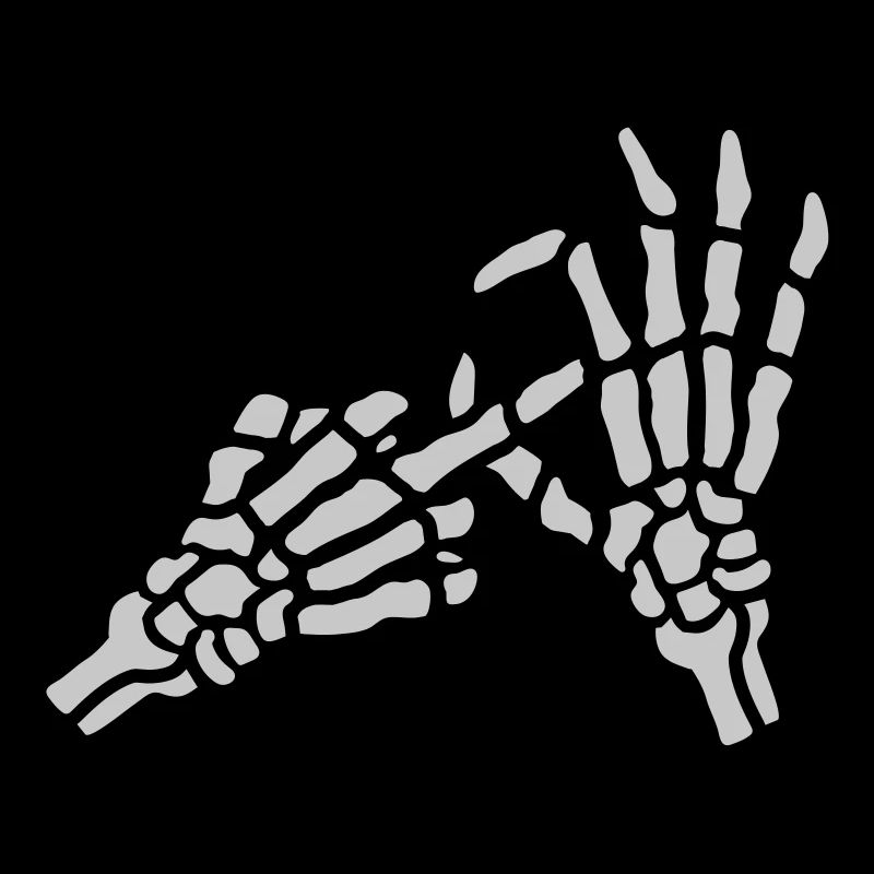 Hole Middle Finger Gesture Skeleton