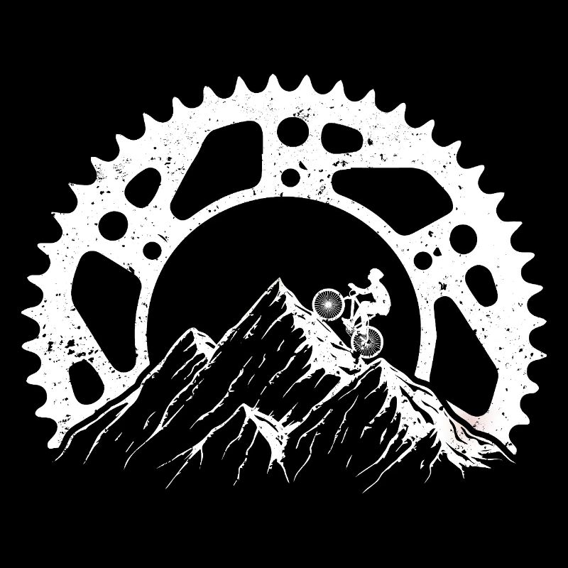 Mountains and Bicycle, for Cyclists, Cyclists